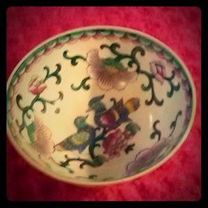 Vintage porcelain asian large bowl
